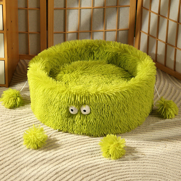 Winter Warm Cute Pet Round Bed House