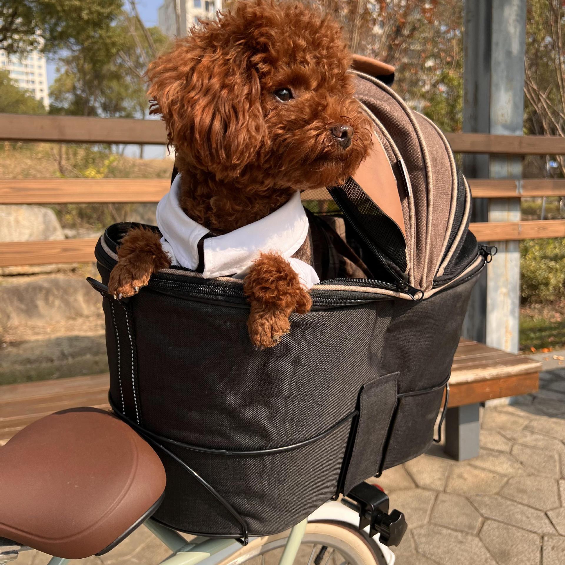 Foldable Canvas Pet Rear Seat Carrier Bag: The Ultimate Travel Companion for Your Furry Friend