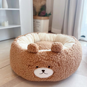 The Cutest Cartoon Plush Pet Nest: A Must-Have for Your Furry Friend!